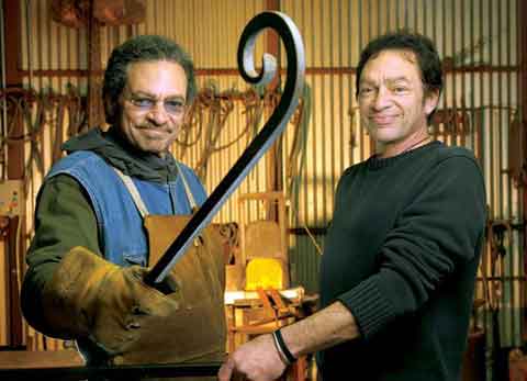 Photo: Douglas & David Farage, owners of Ballard Ornamental Ironworks